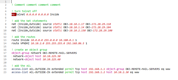 Syntax example - IMG